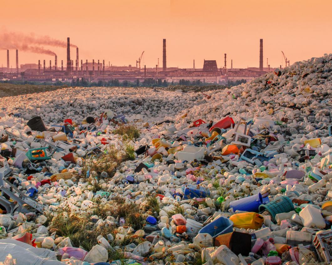 Plastic achtergrond